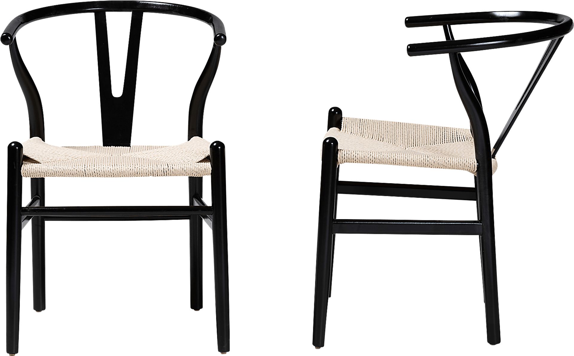 Fertell Black Arm Chair, Set of 2 - Image 3