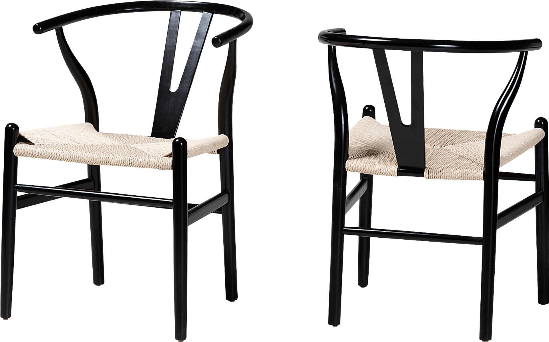 Fertell Black Arm Chair, Set of 2 - Image 1