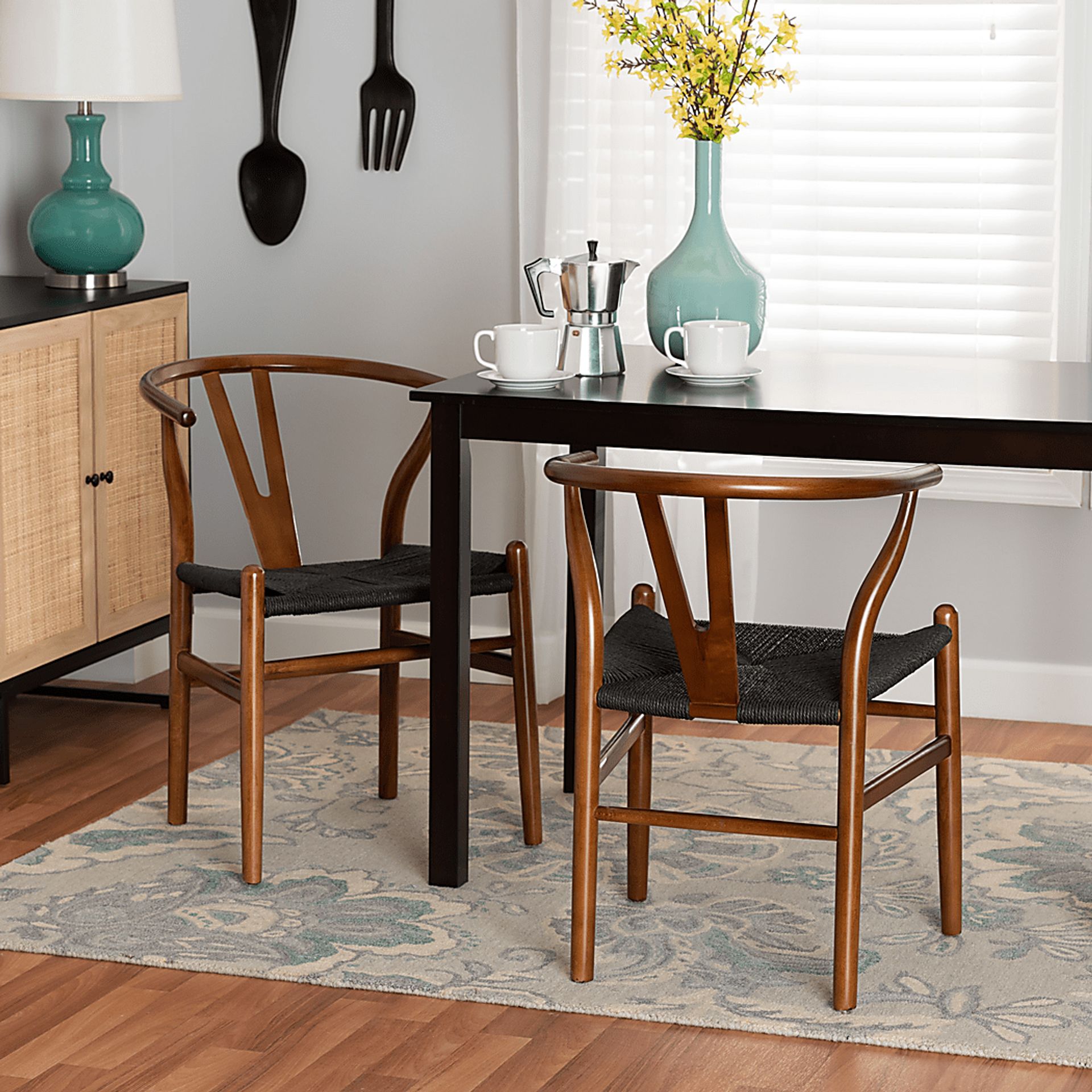 Fertell Brown Arm Chair, Set of 2 - Image 2