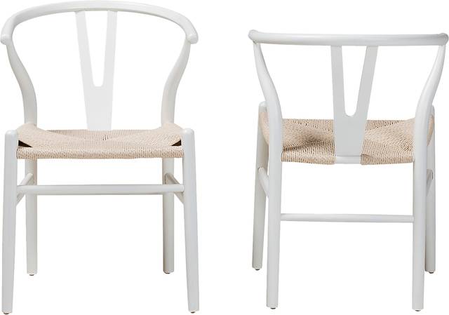 Fertell White Arm Chair, Set of 2 - Thumbnail - Image 4
