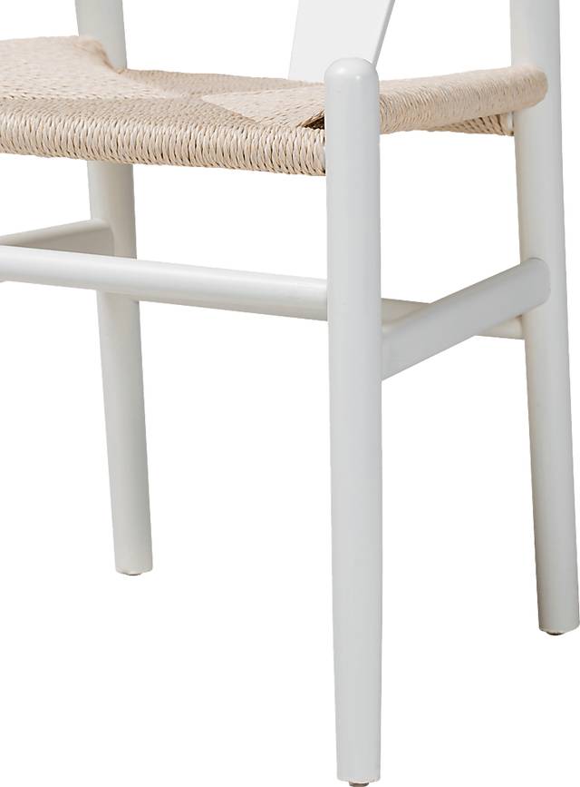 Fertell White Arm Chair, Set of 2 - Thumbnail - Image 6