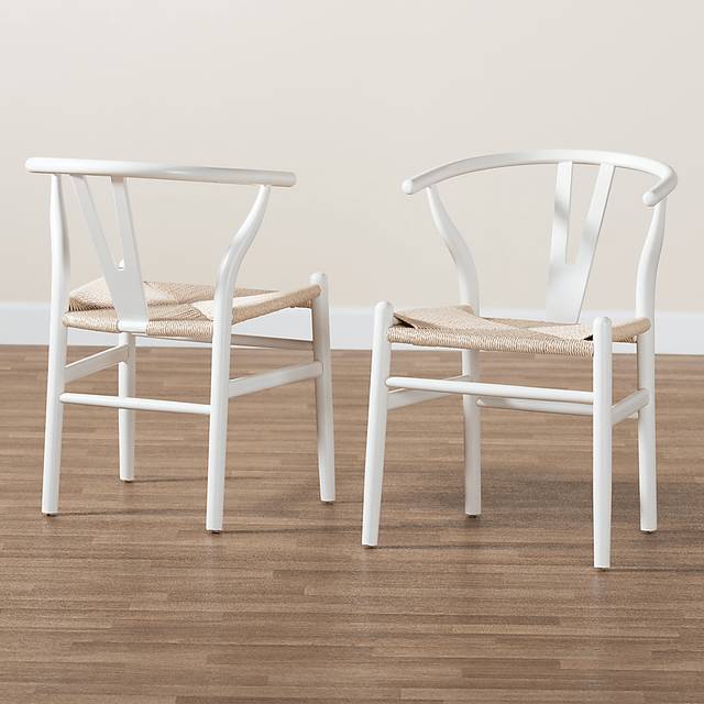 Fertell White Arm Chair, Set of 2 - Thumbnail - Image 7