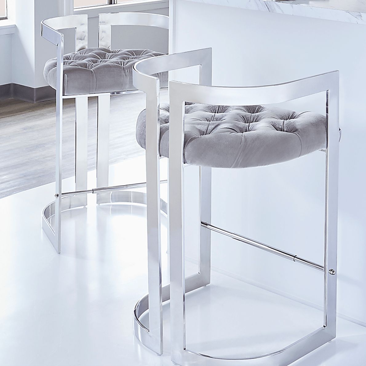 Fessenden Gray Counter Stool