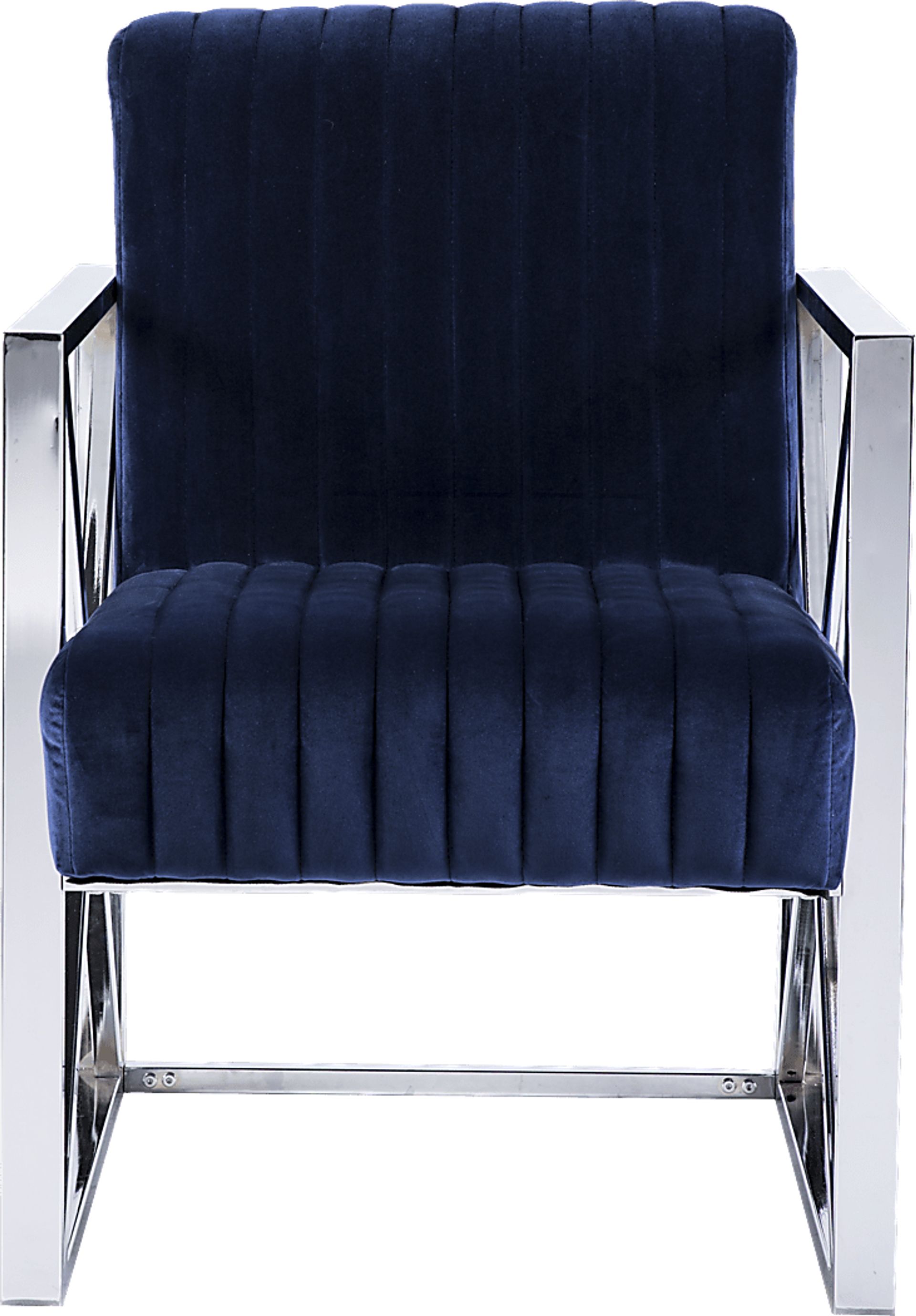 Fetteressa Blue Accent Chair & Ottoman - Image 3