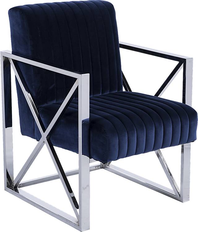 Fetteressa Blue Accent Chair - Thumbnail - Image 1