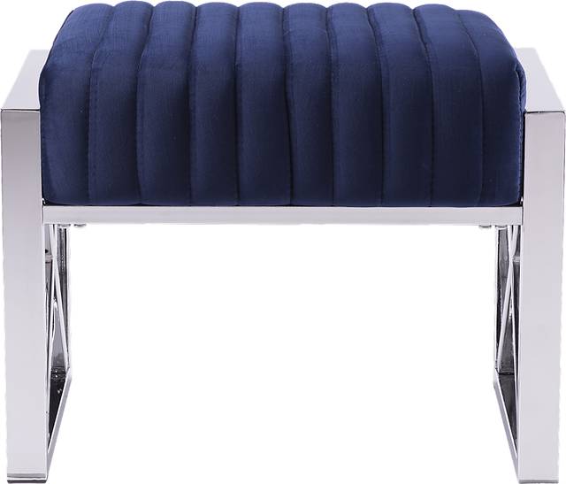 Fetteressa Blue Ottoman - Thumbnail - Image 3