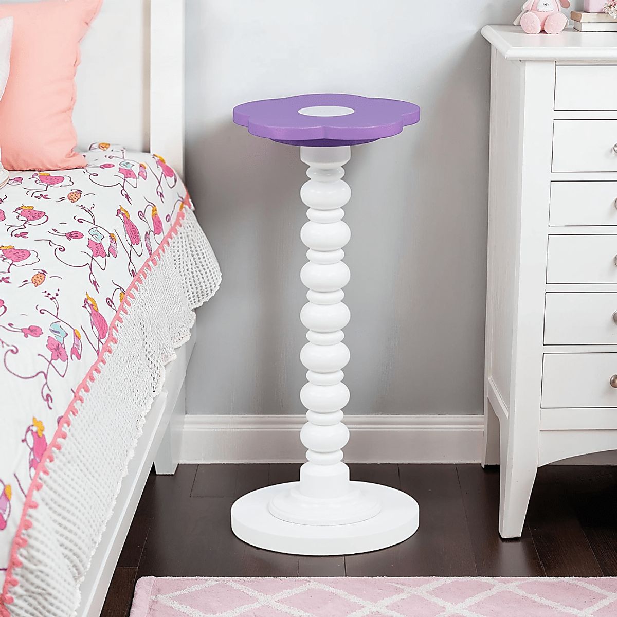 Fever Few Purple Red Accent Table | Rooms to Go