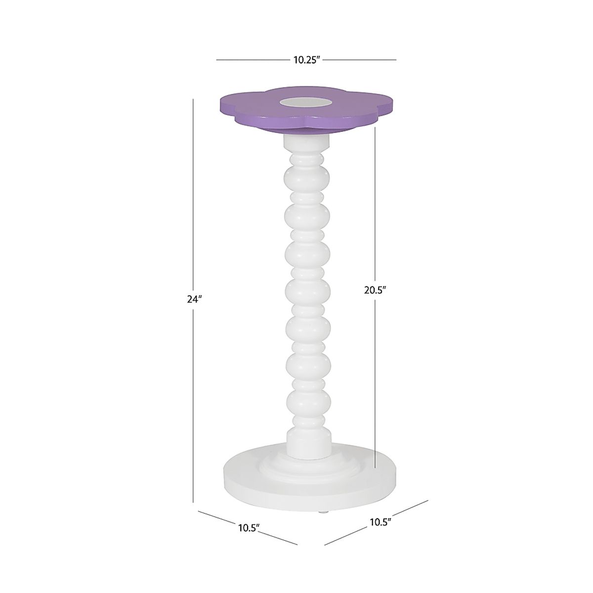 Fever Few Purple Red Accent Table | Rooms to Go