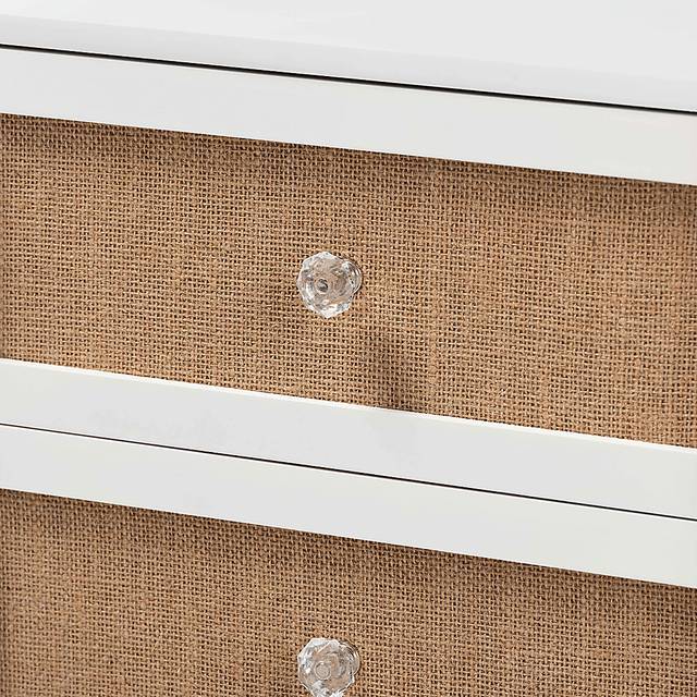 Fewflower White Nightstand - Thumbnail - Image 7