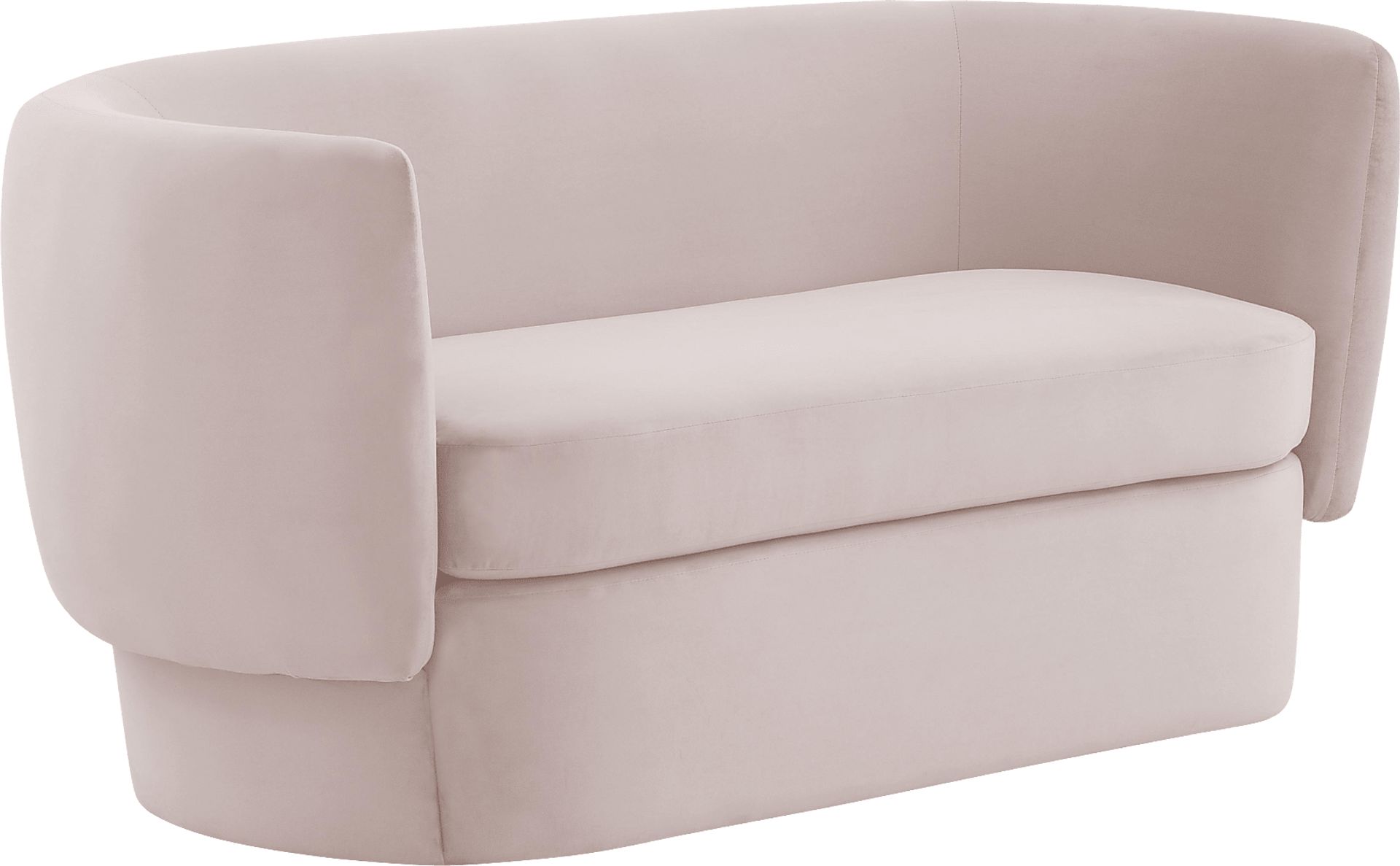 Fiaba Blush Loveseat - Image 3