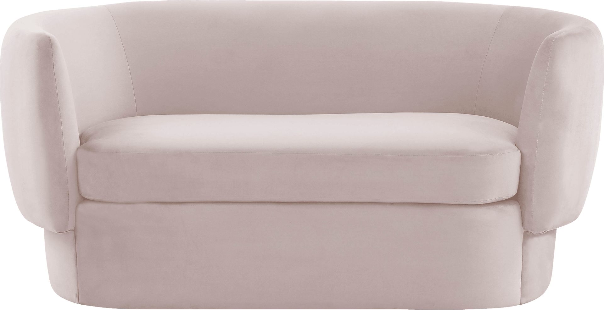 Fiaba Blush Loveseat - Image 1