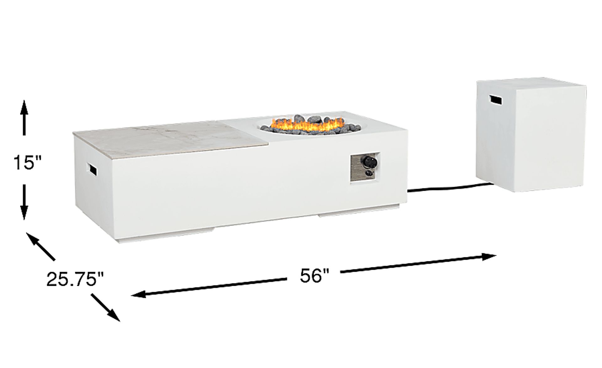 Dimension Image. Please refer to the Dimension Tab on this page for dimension details.