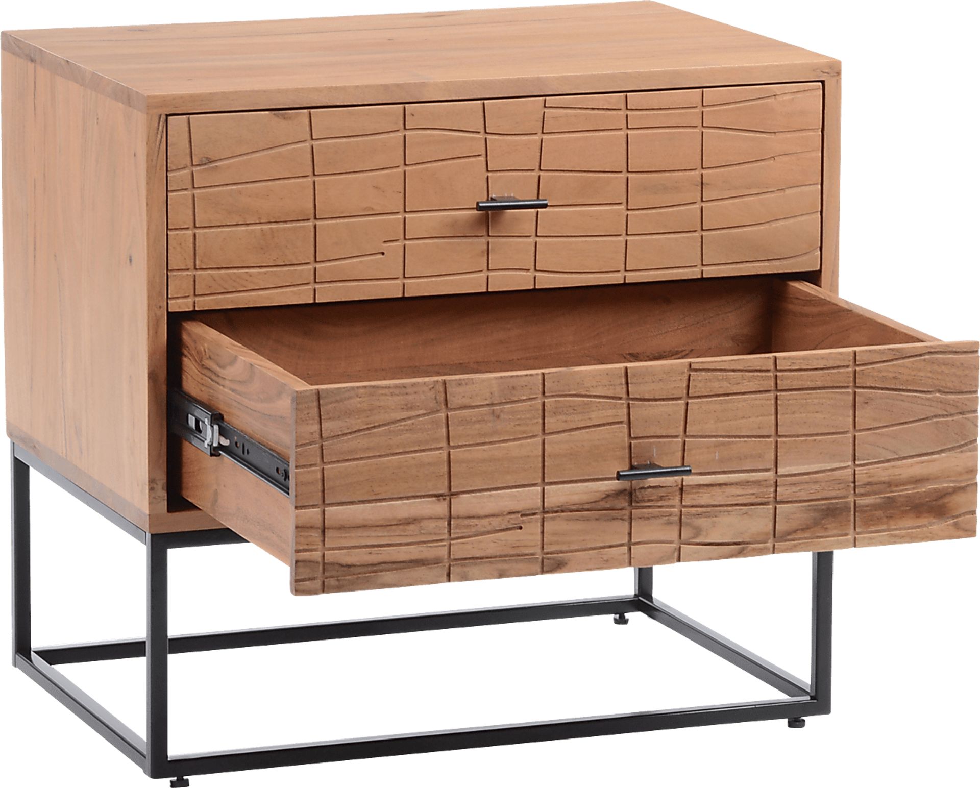 Fichett Beige Nightstand - Image 2