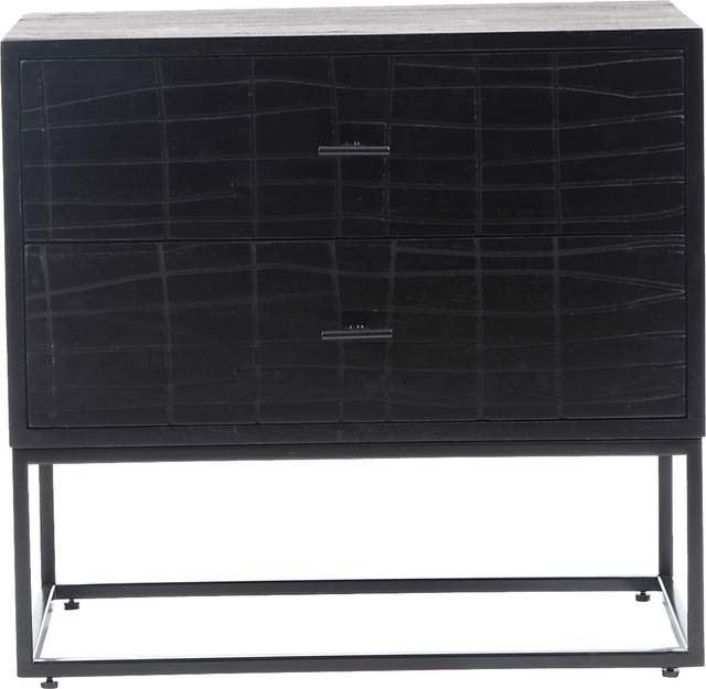 Fichett Black Nightstand - Thumbnail - Image 2