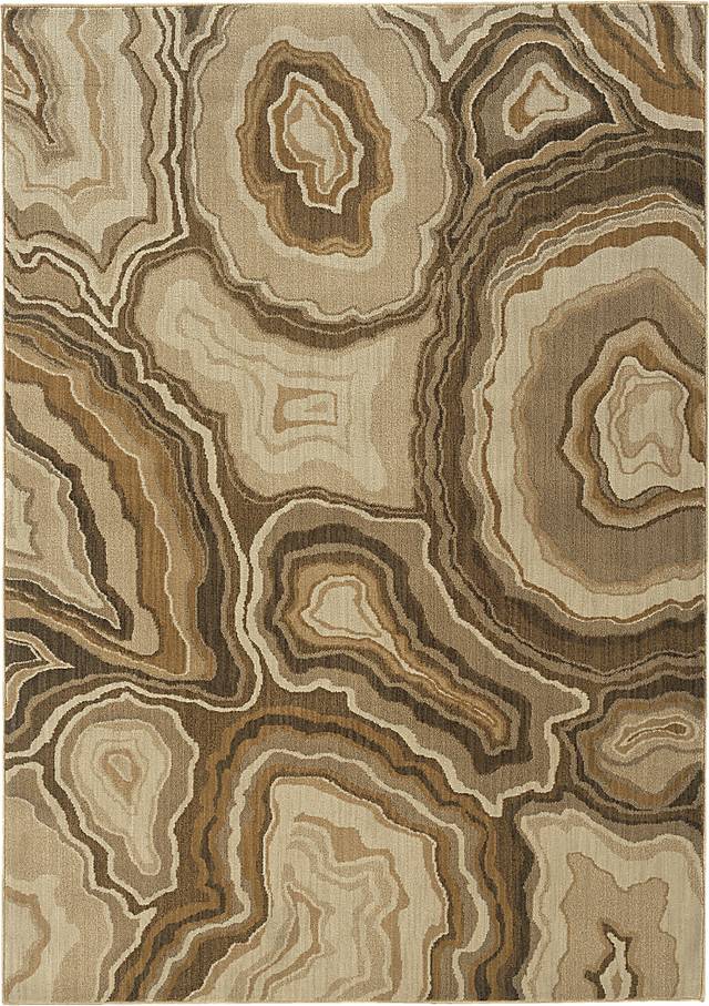 Fiddlewood 7'8 x 10'10 Brown Rug - Thumbnail - Image 1