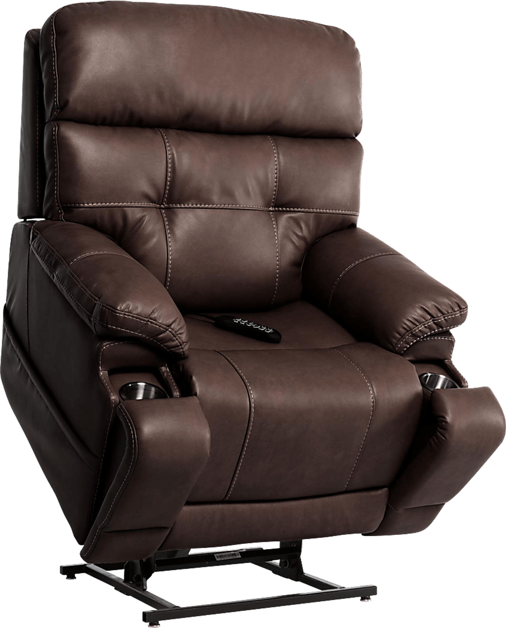 Fidlep Walnut Power Lift Chair - Image 3