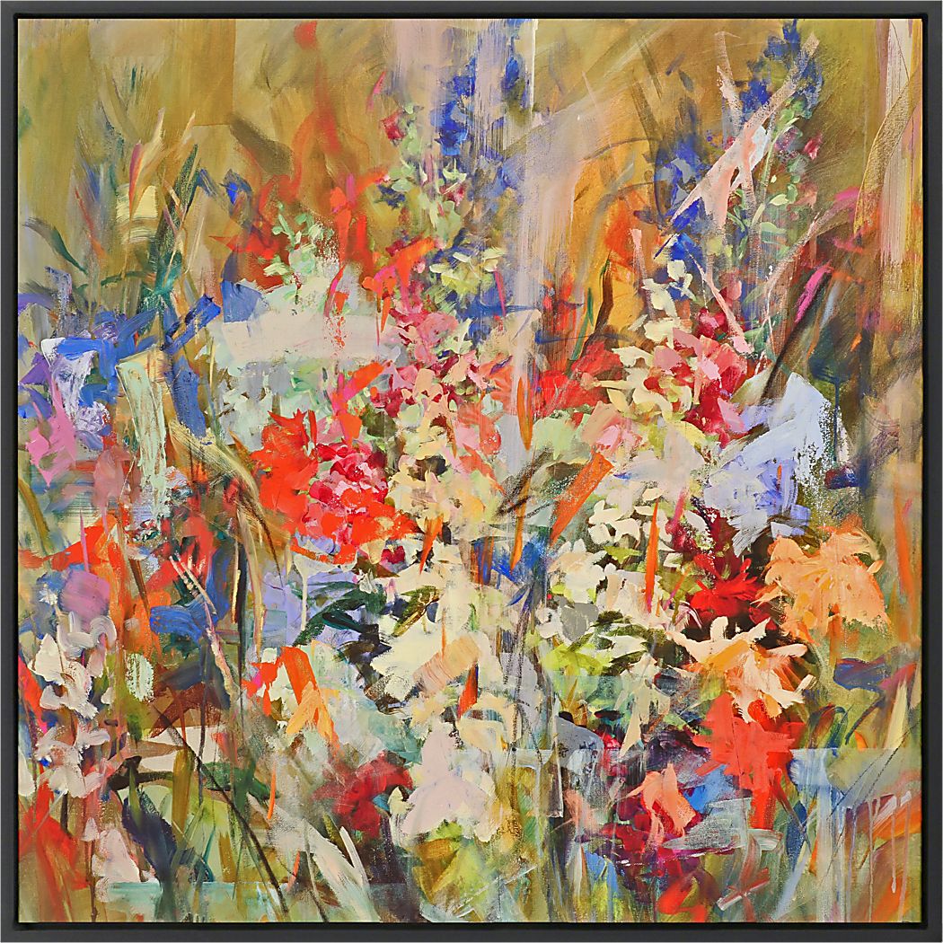 Field Of Flowers Framed Artwork