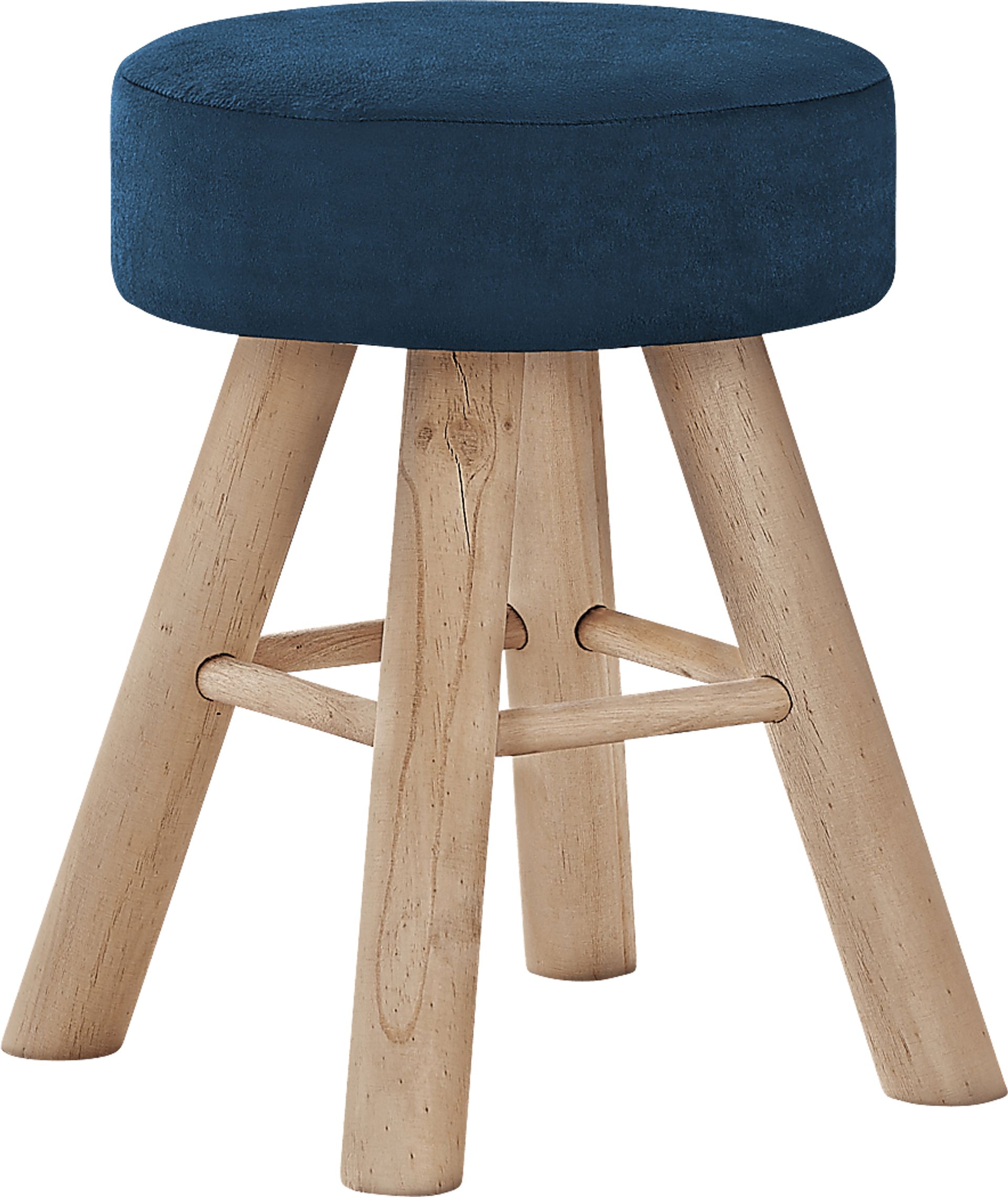 Fieldbrook Blue Ottoman - Image 1