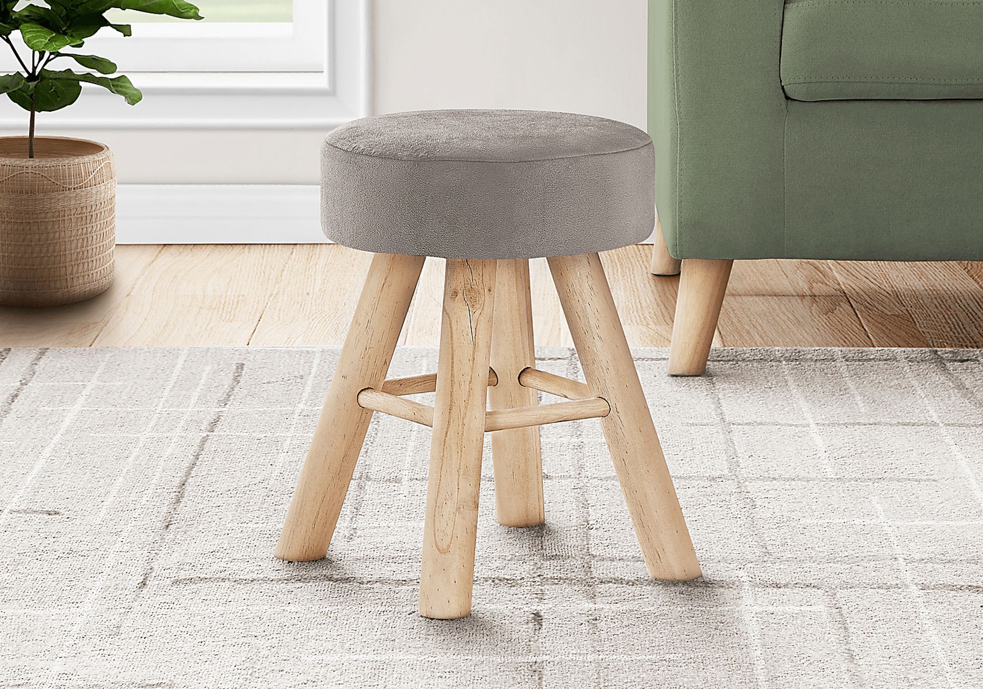 Fieldbrook Brown Ottoman - Image 2
