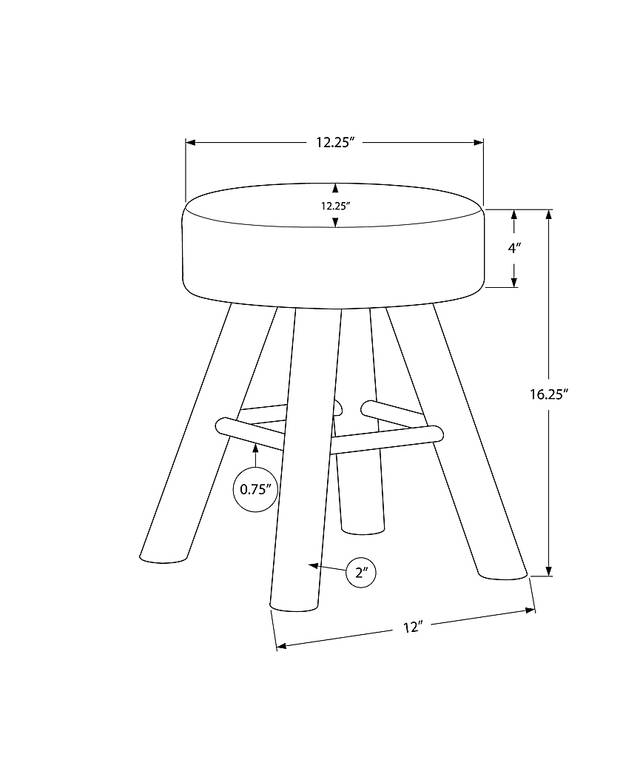 Fieldbrook Gray Ottoman - Thumbnail - Image 3