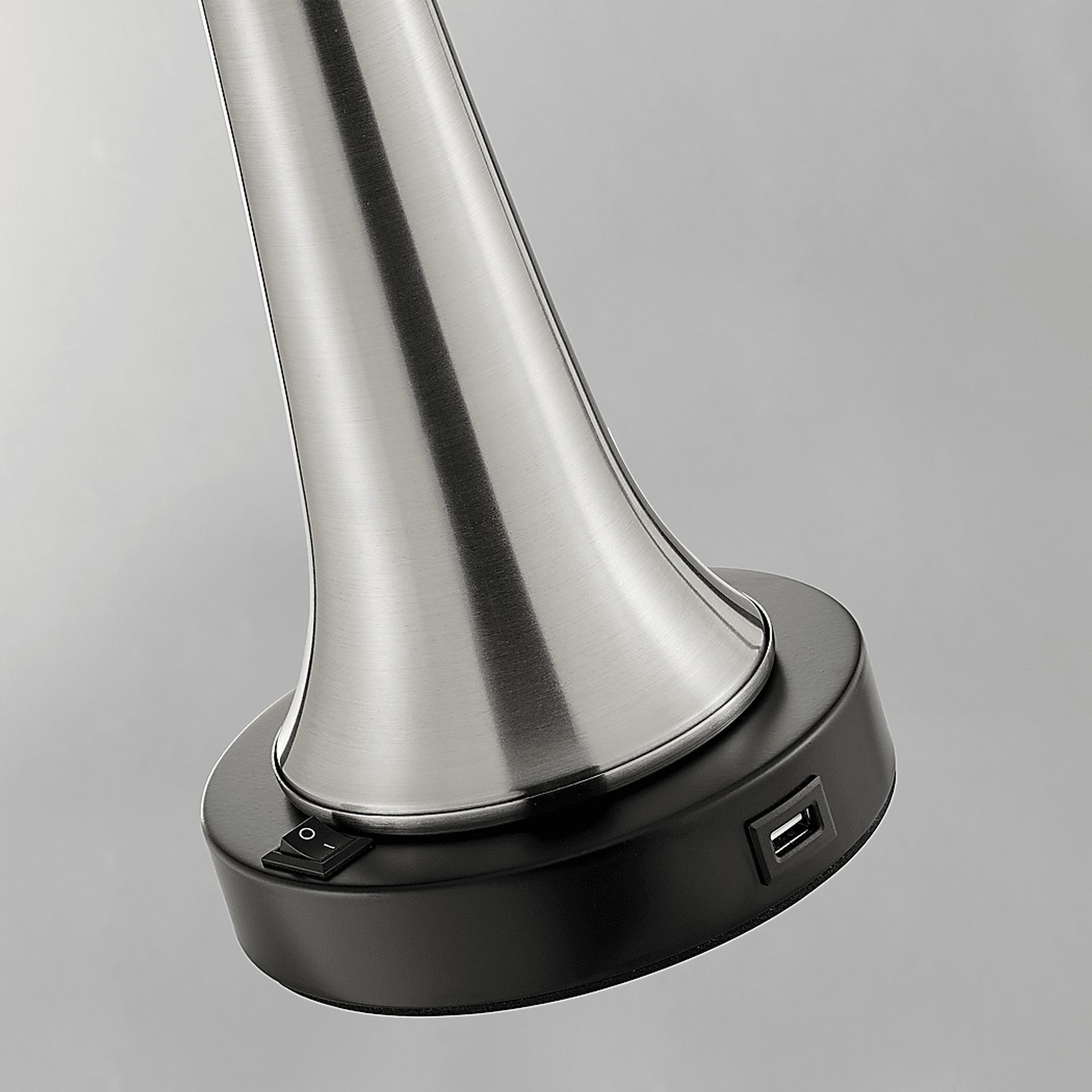 Fieldcrest Point Nickel Table Lamps, Set of 2 - Image 3