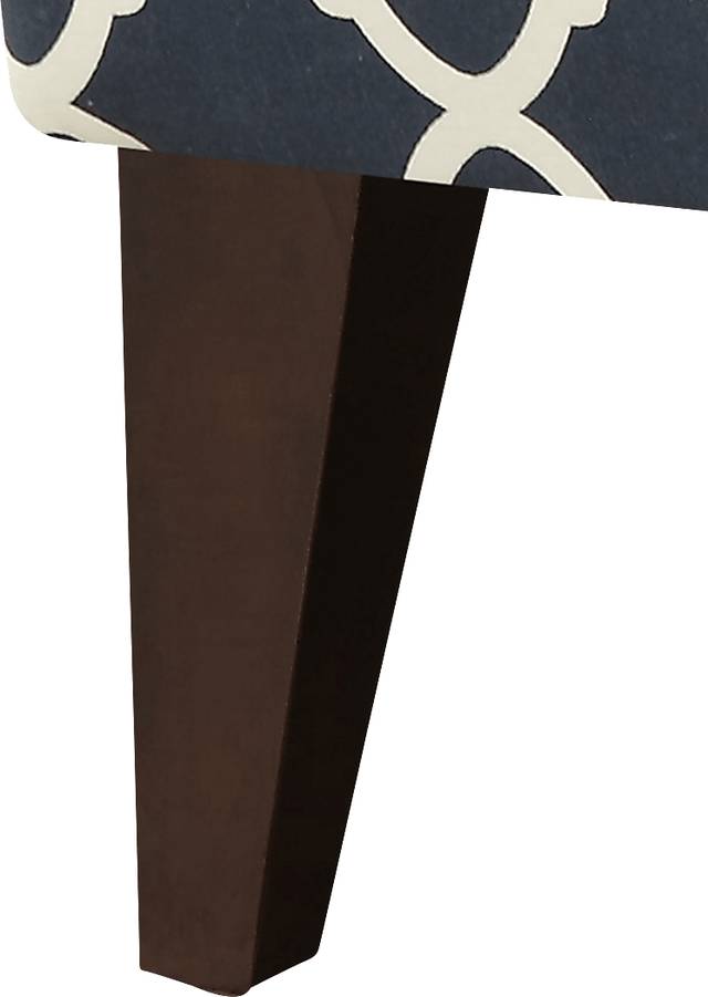 Fielden I Blue Pattern Accent Chair - Thumbnail - Image 6