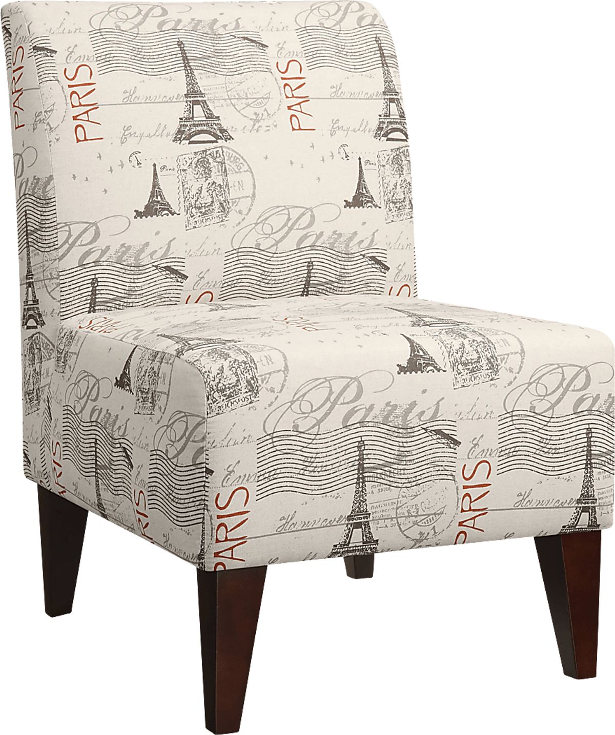 Fielden I OffWhite Beige,White Polyester Fabric Accent Chair Rooms to Go