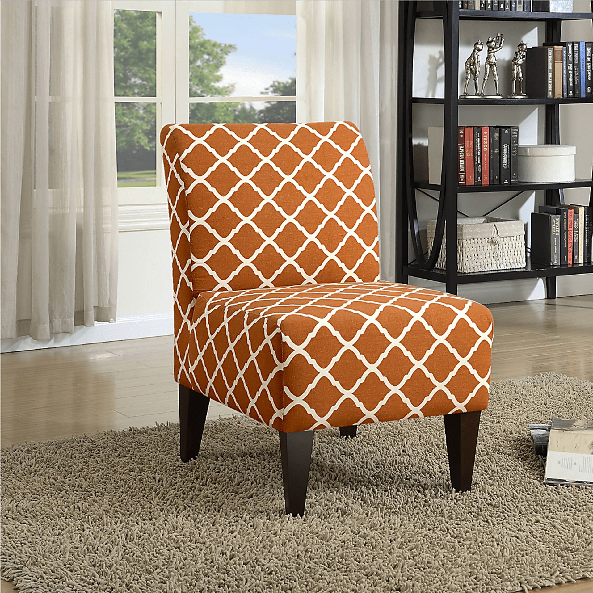 Fielden I Orange Accent Chair - Image 2
