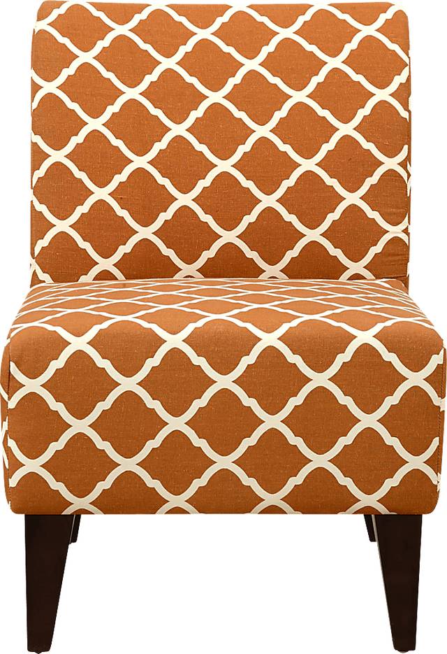 Fielden I Orange Accent Chair - Thumbnail - Image 3