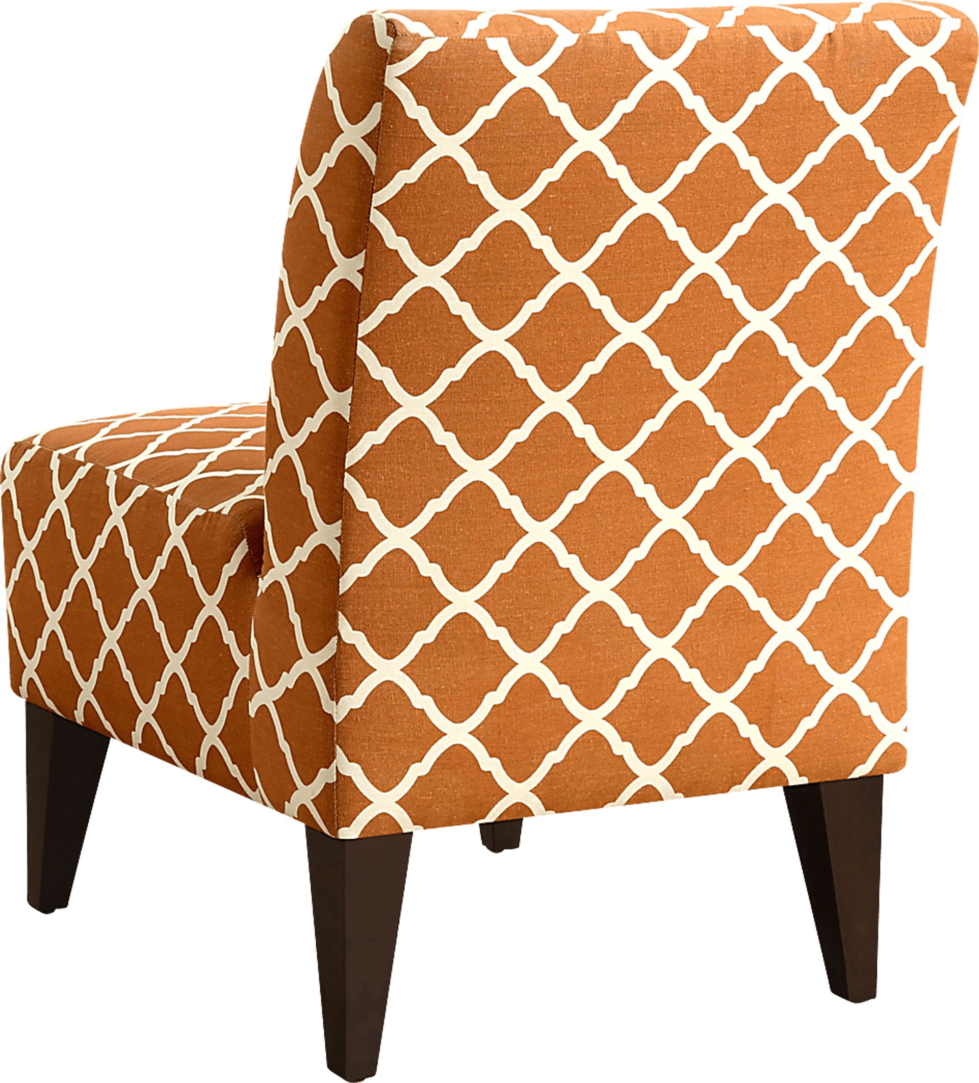 Fielden I Orange Accent Chair - Image 4