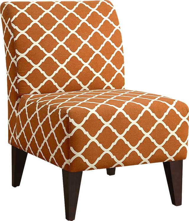 Fielden I Orange Accent Chair - Thumbnail - Image 1