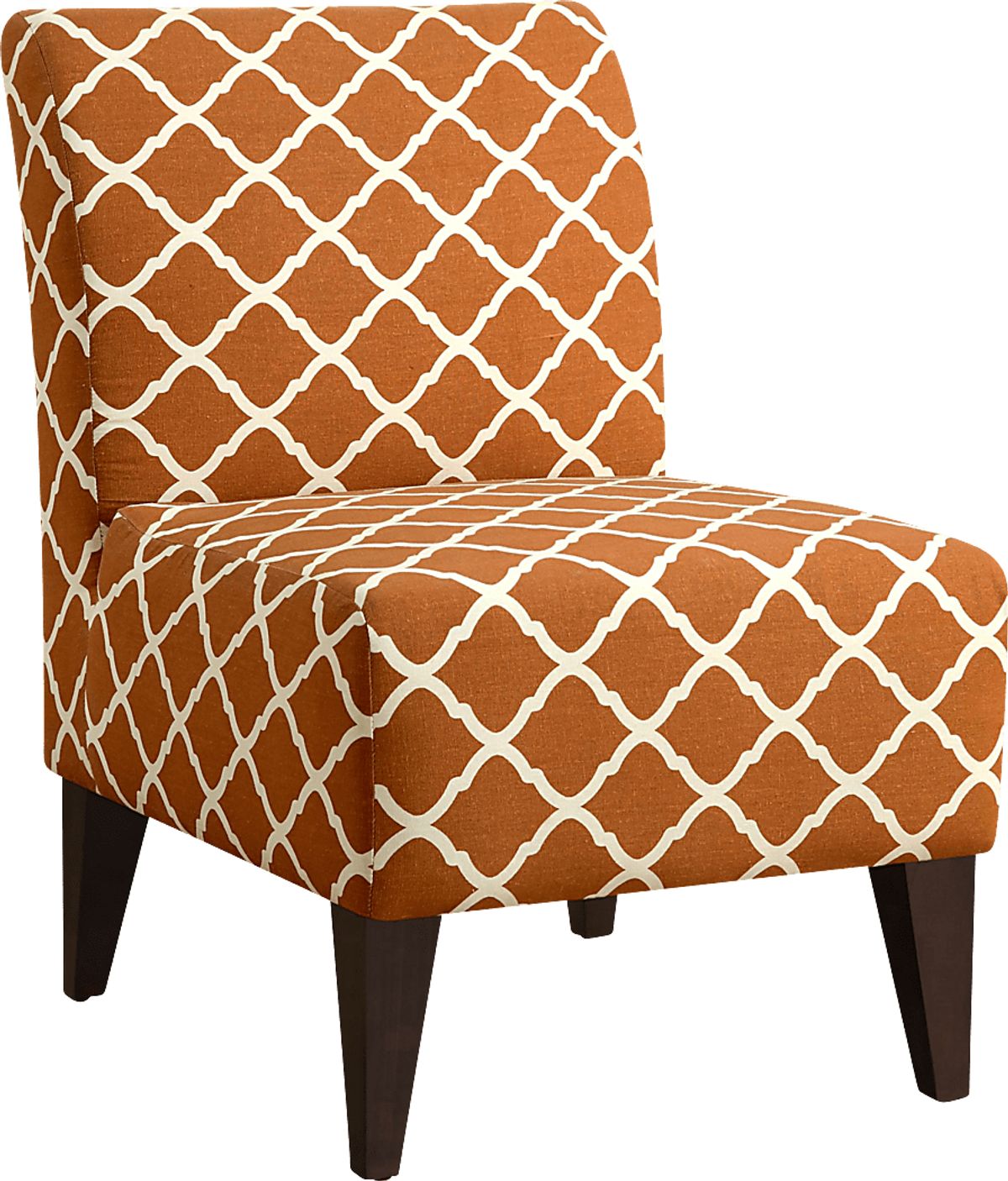 Fielden I Orange Orange,Red Polyester Fabric Accent Chair Rooms to Go