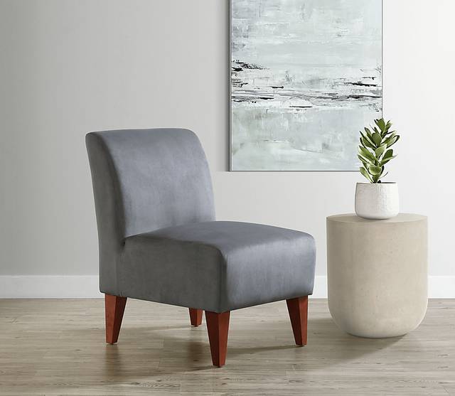 Fielden II Gray Accent Chair - Thumbnail - Image 2