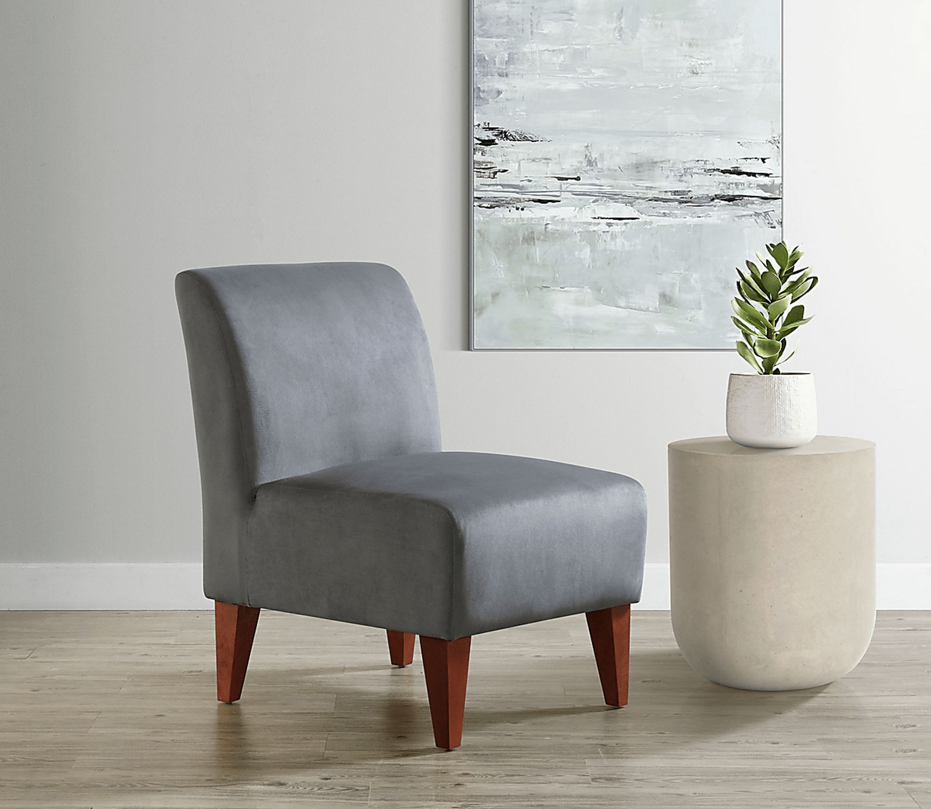 Fielden II Gray Accent Chair - Image 2