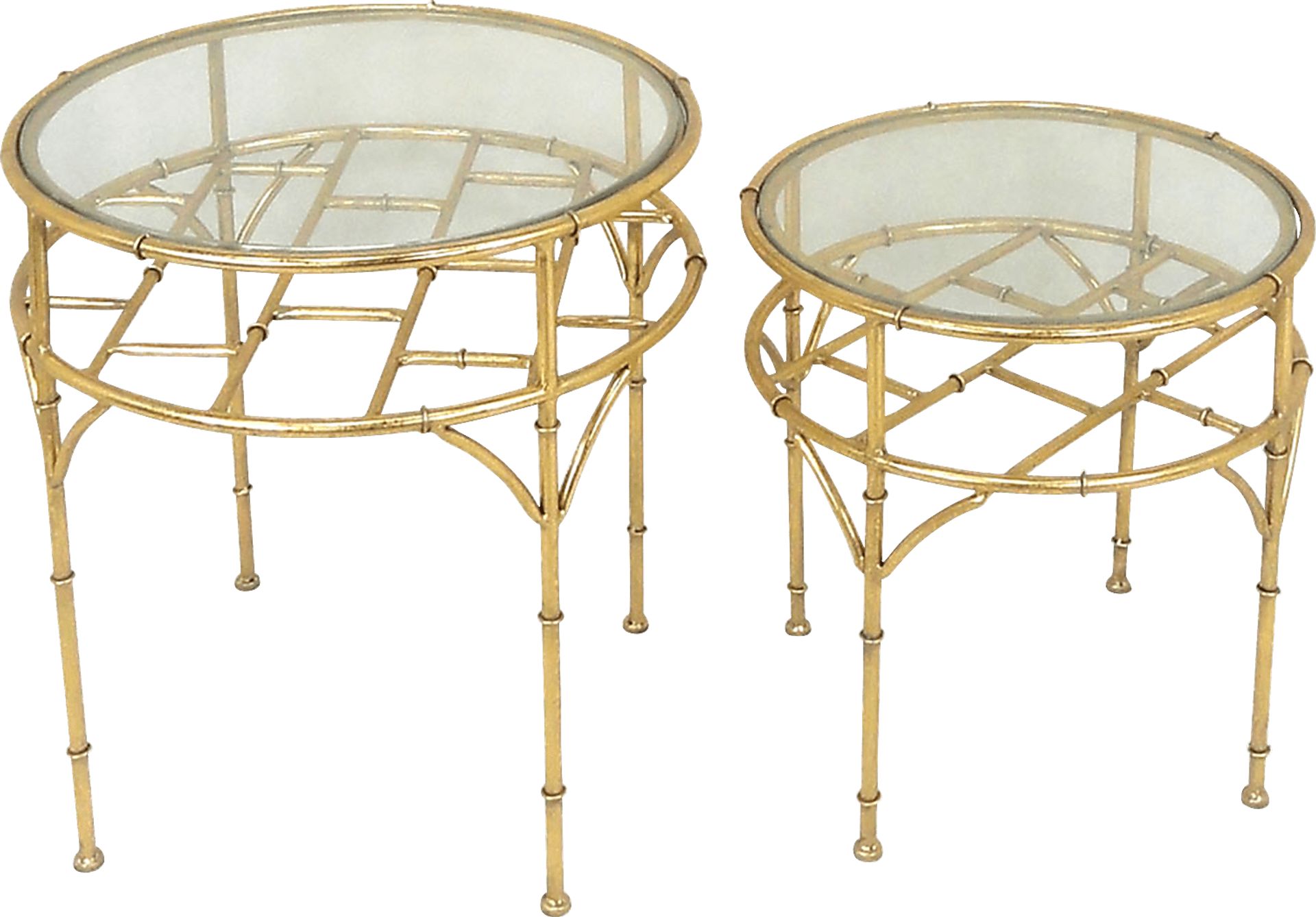 Fieldspar Gold Set of 2 Accent Tables - Image 1