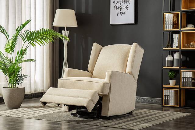Fieldston Beige Power Recliner - Thumbnail - Image 11