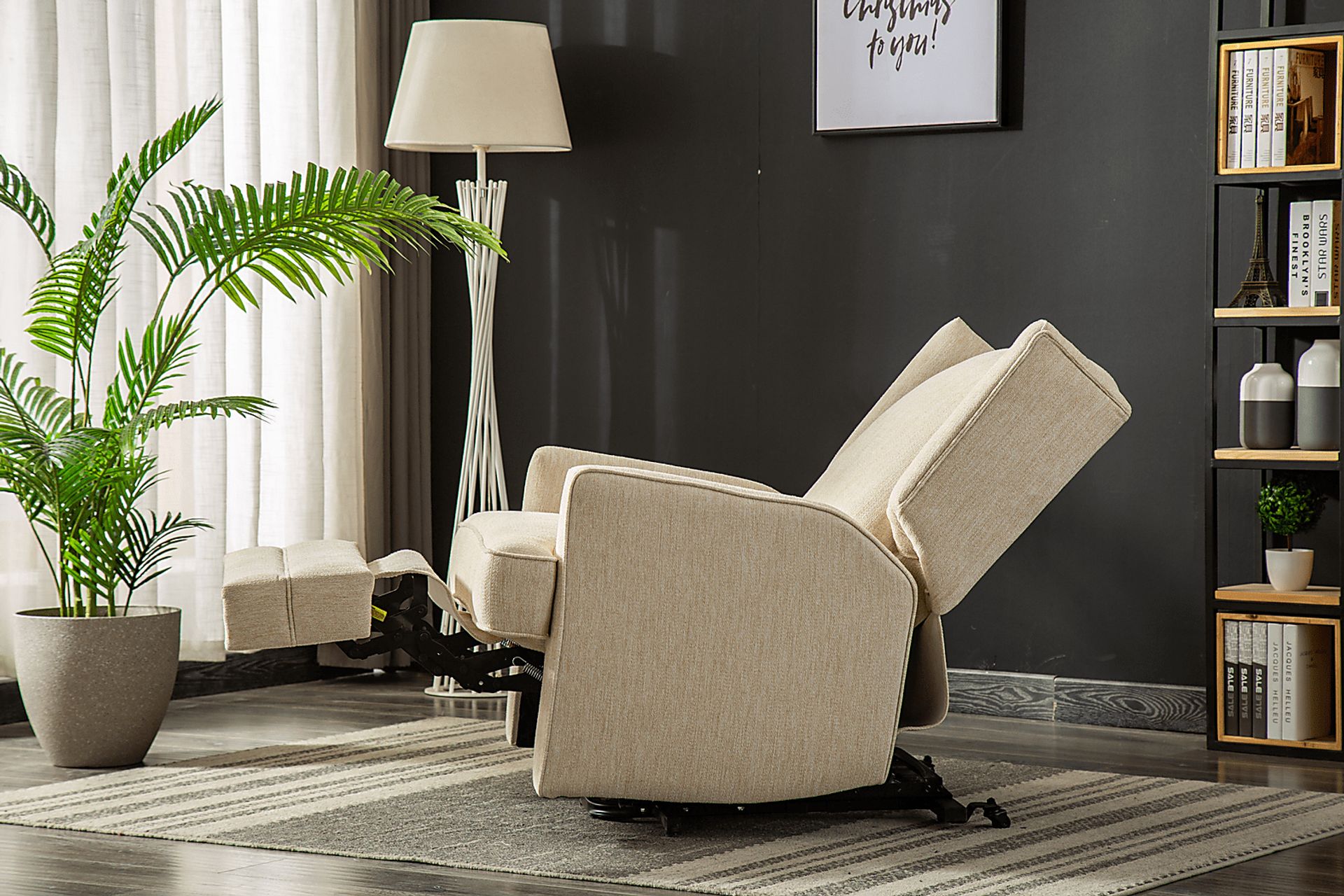 Fieldston Beige Power Recliner - Image 13