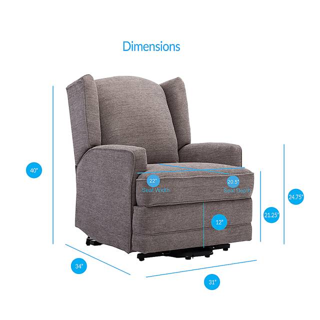 Fieldston Gray Power Recliner - Thumbnail - Image 15