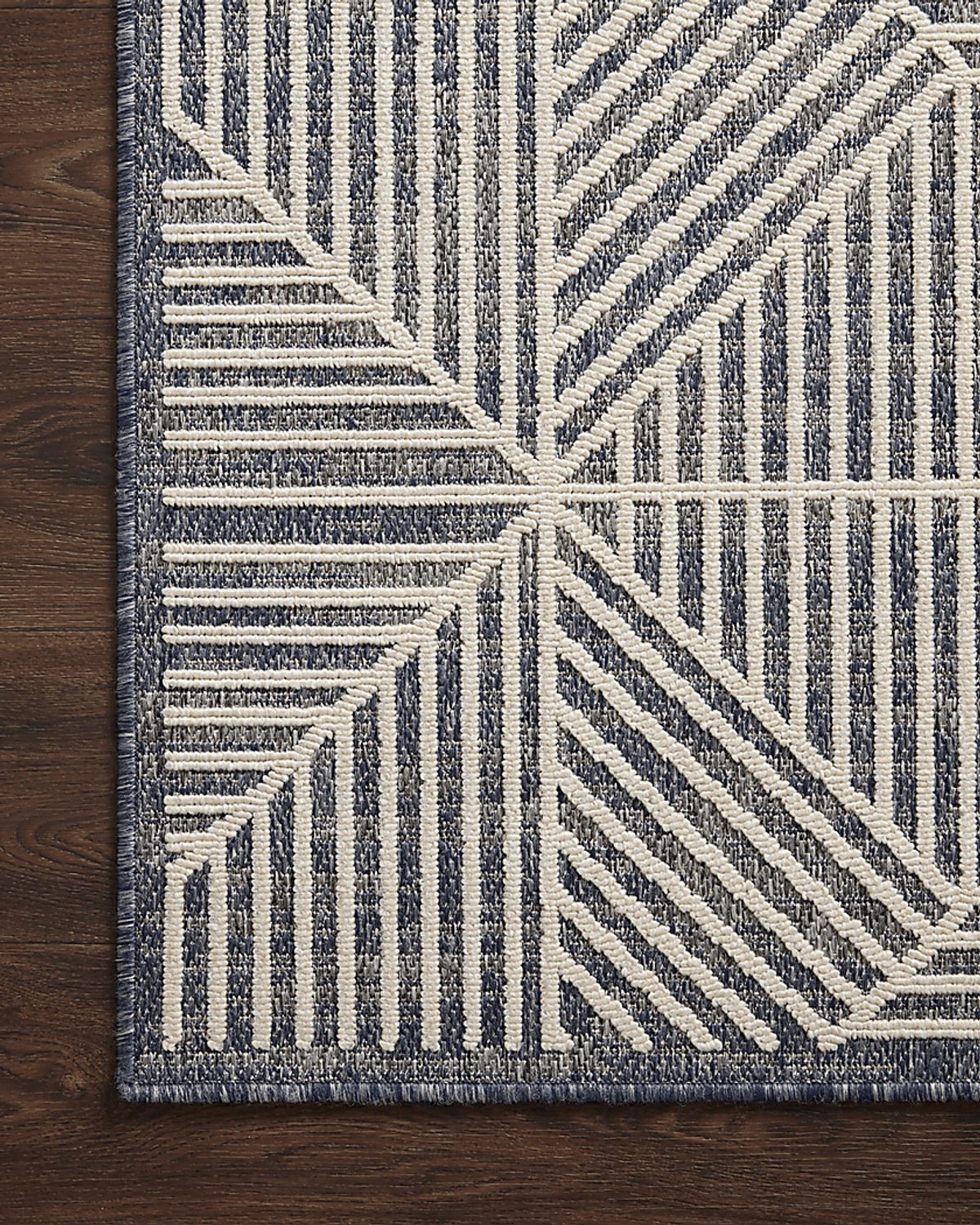 Fieldstone Denim Blue Outdoor Rug | Rooms to Go