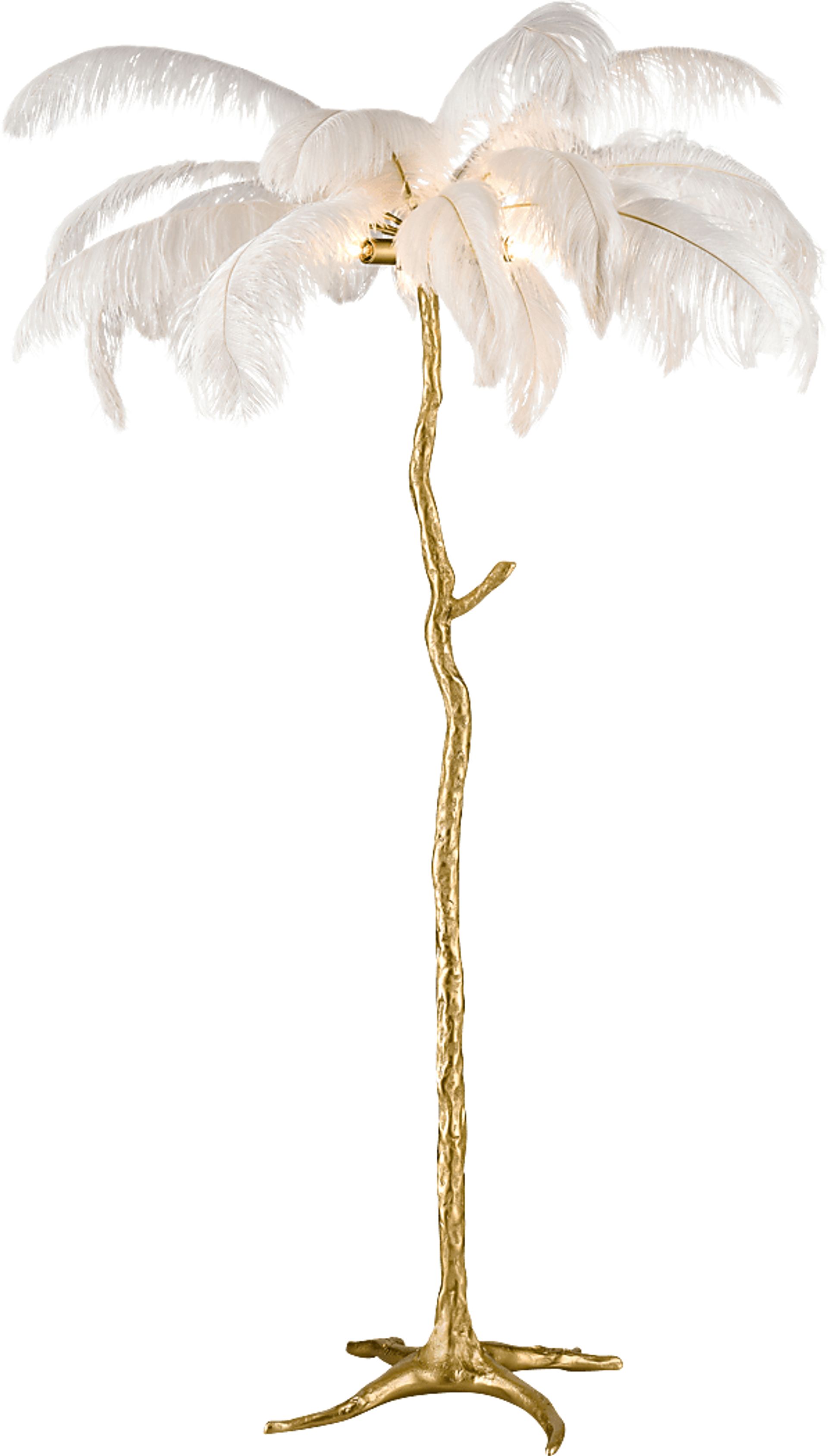 Fife Alley Gold Floor Lamp - Image 1