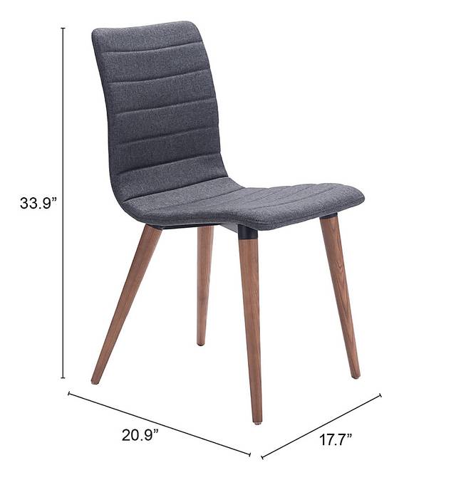Fifer Gray Side Chair, Set of 2 - Thumbnail - Image 6