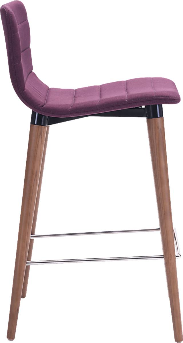 Fifer Purple Counter Height Stool, Set of 2 - Thumbnail - Image 2