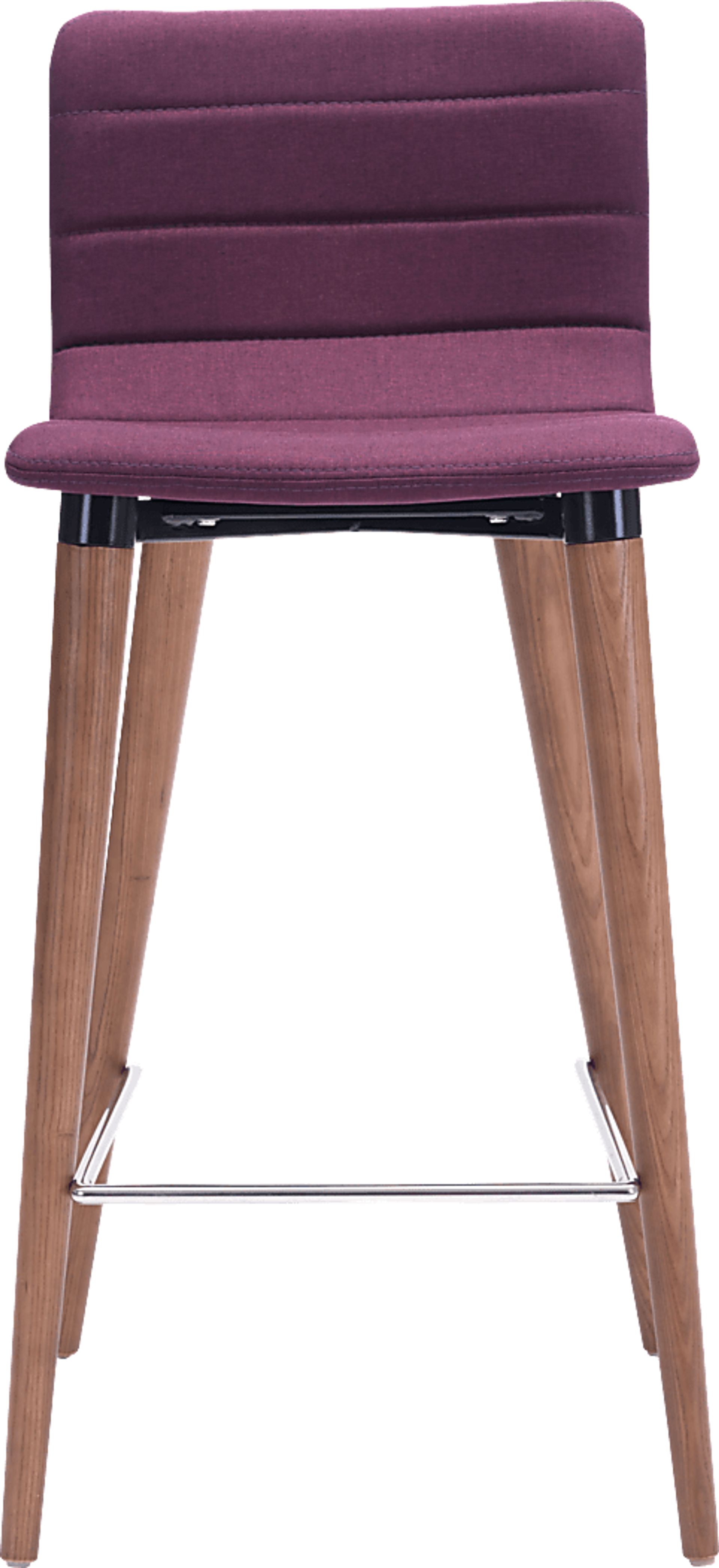 Fifer Purple Counter Height Stool, Set of 2 - Image 3