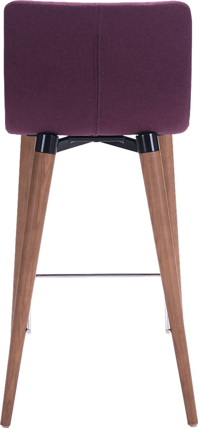 Fifer Purple Counter Height Stool, Set of 2 - Thumbnail - Image 4