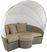 Palisades Gray Outdoor Daybed with Heather Beige Cushions