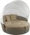 Palisades Gray Outdoor Daybed with Heather Beige Cushions
