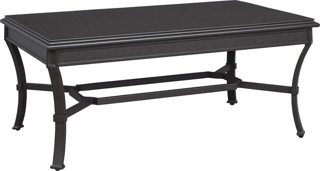 St. Laurent Mocha Outdoor Cocktail Table - Thumbnail - Image 1