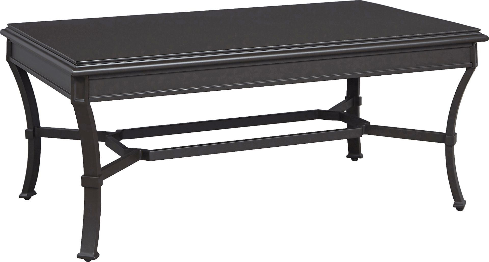 St. Laurent Mocha Outdoor Cocktail Table - Image 1