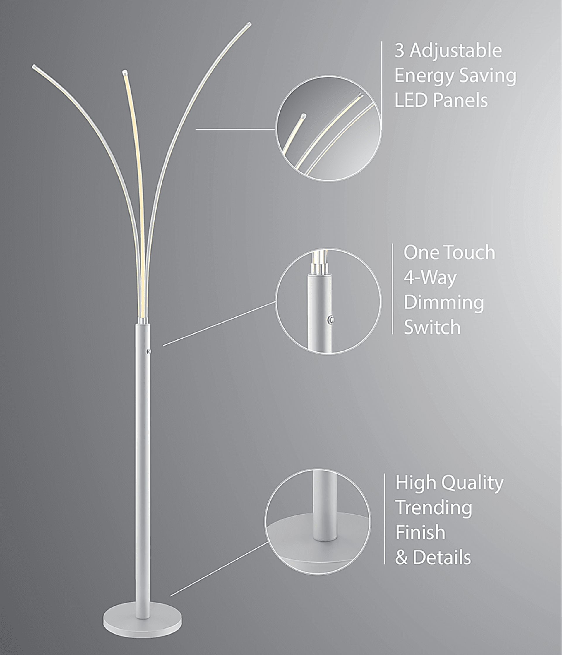 Figpoint Silver Floor Lamp - Image 6
