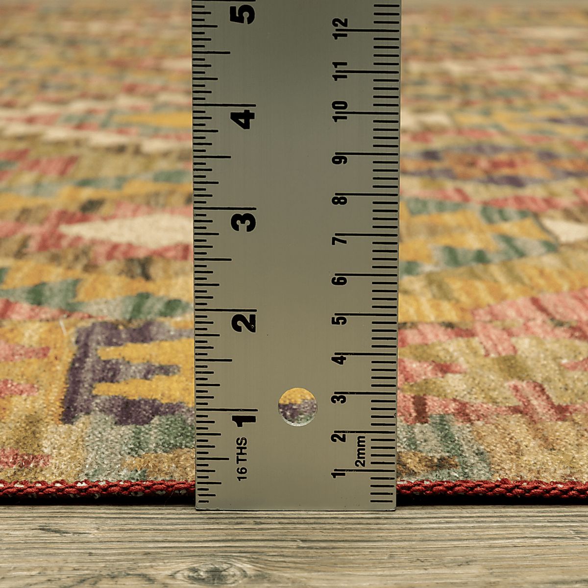 Figuers Multi Polyester Fabric Rug | Rooms to Go